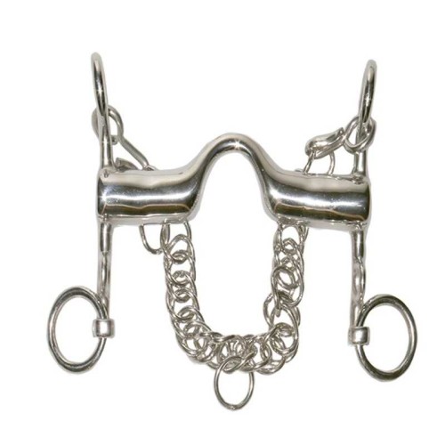 BOCADO DE POLO CON PUENTE Y BARRAS FIJAS