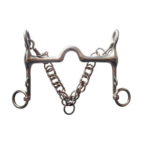 BOCADO DE DOMA EMBOCADURA HUECA PUENTE ALTO INOX.