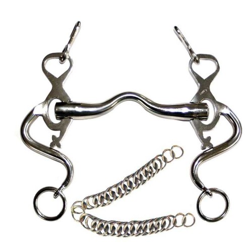 BOCADO PORTUGUÃ‰S CAMA S ACERO INOX CON CADENILLA