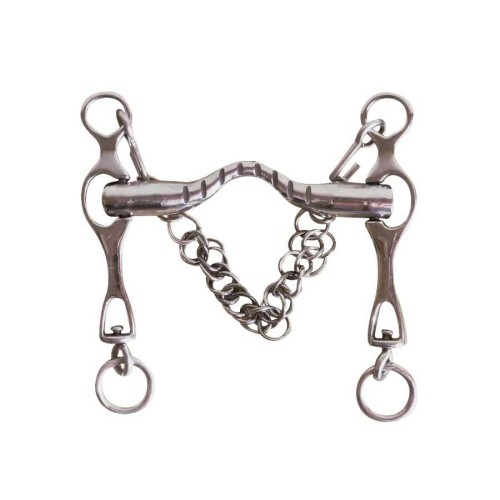 BOCADO PORTUGUÃ‰S INOX. LÃ“PEZ/ROLDÃN EMBOCADURA ESTRIADA