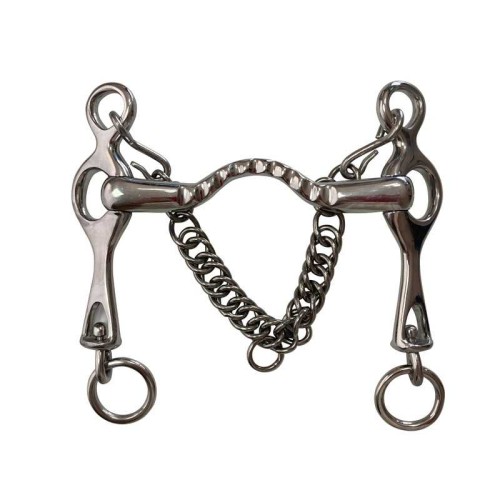 BOCADO PORTUGUÃ‰S INOX. EMBOCADURA ESTRIADA