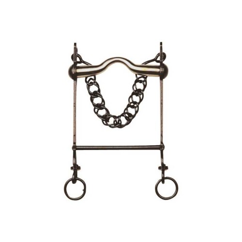 BOCADO VAQUERO EMBOCADURA INOX. SUAVE BARRA RECTA