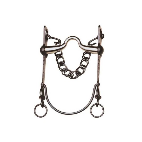 BOCADO VAQUERO EMBOCADURA INOX. ASA CALDERA BARRA CURVA