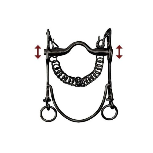 BOCADO VAQUERO EMBOCADURA MÃ“VIL BARRA CURVA