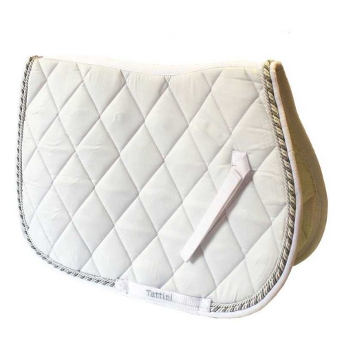 MANTILLA TATTINI PESPUNTEADA A ROMBOS CON DOBLE CORDÃ“N