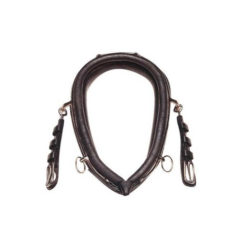 COLLERÃ“N DE ENGANCHE UN CABALLO HEBILLAJE NIQUELADO