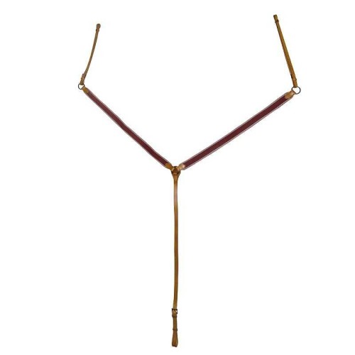 PECHOPETRAL DE Y ELÃSTICO BURDEOS SIN TIJERILLA HEBILLA PAVONADA