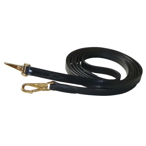 RIENDAS DE CUERO MARJOMAN CON MOSQUETÃ“N