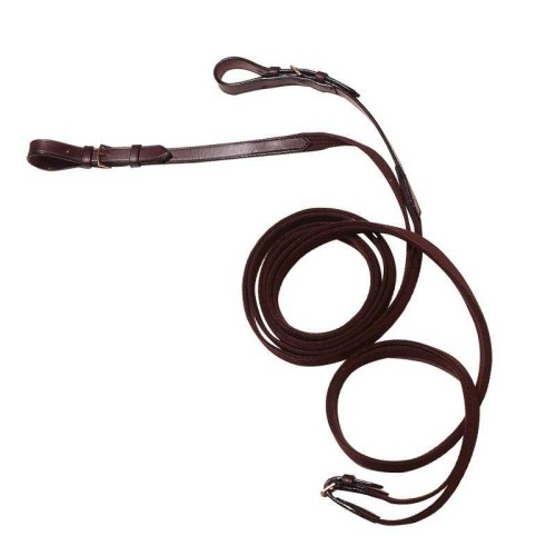 RIENDAS ALEMANAS MARJOMAN CON CINTA DE ALGODÃ“N Y CUERO