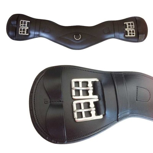 CINCHA DE DOMA ANATÃ“MICA DE CUERO