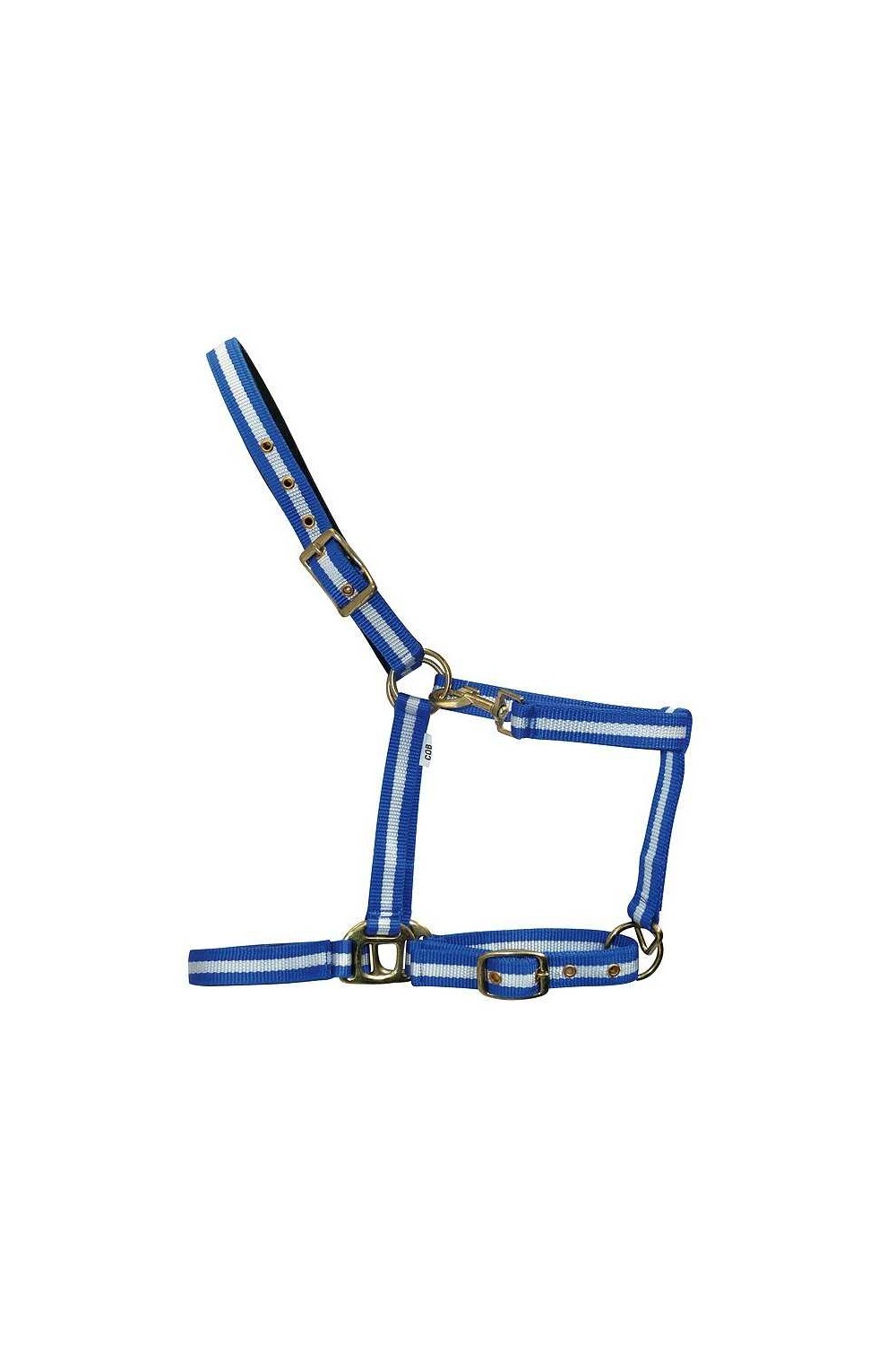 CABEZADA DE NYLON CON REFUERZO DE CUERO