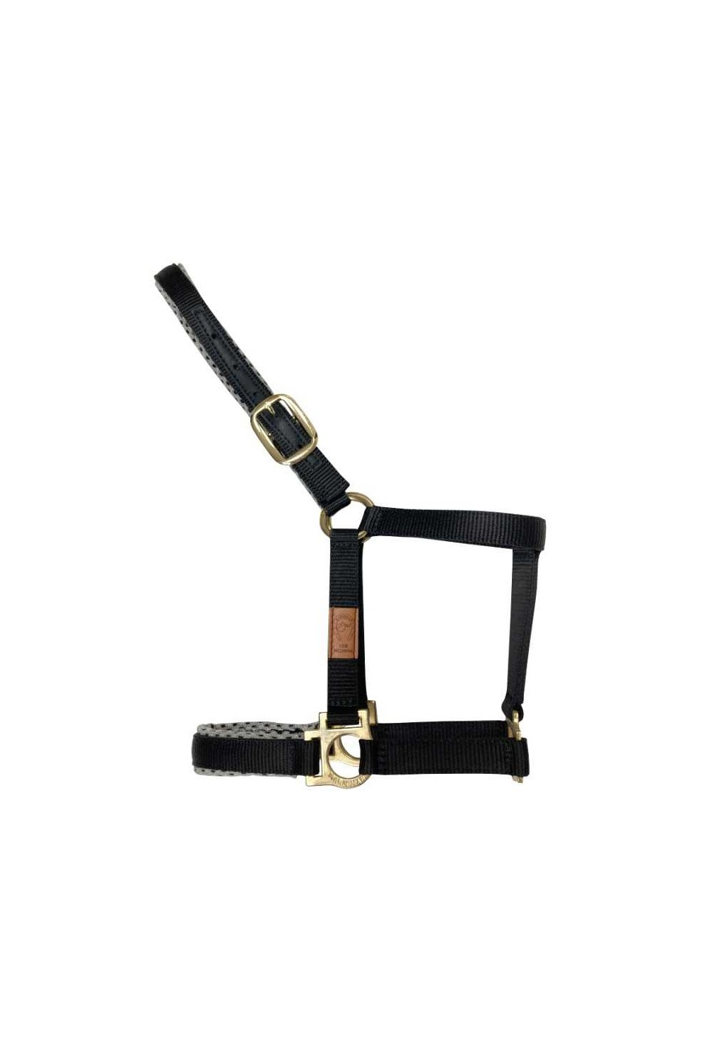 CABEZADA MARJOMAN DE NYLON DOBLE CON REFUERZOS DE CUERO