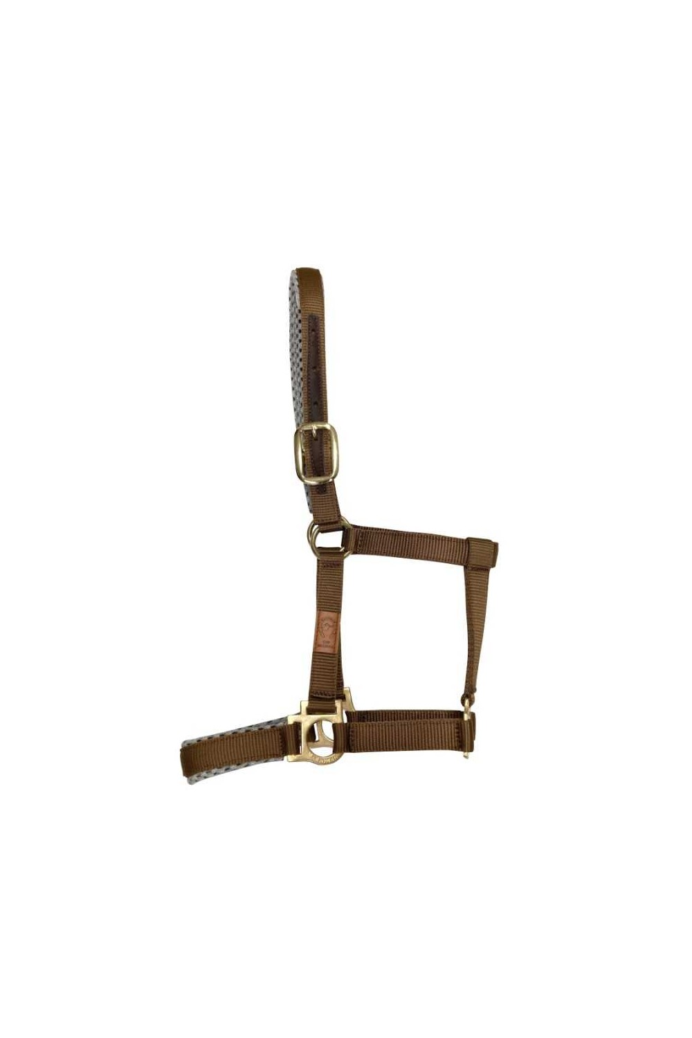 CABEZADA MARJOMAN DE NYLON DOBLE CON REFUERZOS DE CUERO