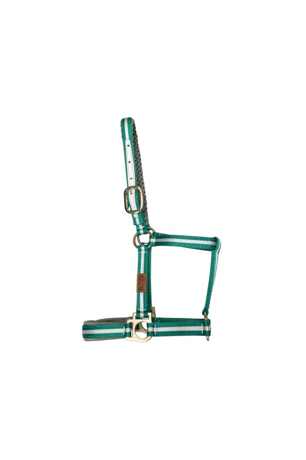 CABEZADA MARJOMAN DE NYLON DOBLE CON REFUERZOS DE CUERO