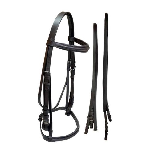 CABEZADA CON MUSEROLA Y FRONTALERA ALOMADAS