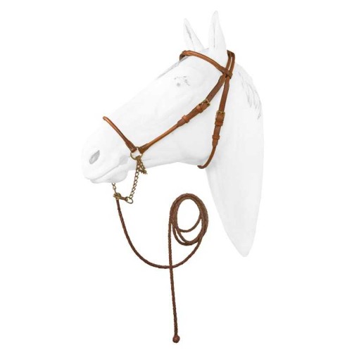 CABEZADA MARJOMAN DE PRESENTACION ÃRABE COSIDA EN REDONDO