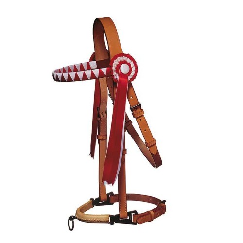 CABEZADA MARJOMAN DE PRESENTACIÃ“N ESPECIAL CON CUCARDAS