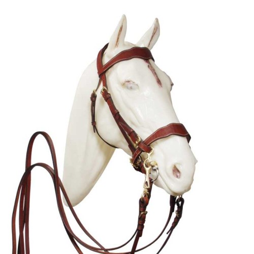 CABEZADA MARJOMAN MODELO PORTUGUÃ‰S DE TRABAJO DOBLE RIENDA