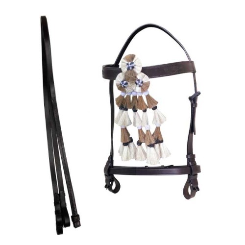 CABEZADA VAQUERA ECONÃ“MICA CON MOSQUERO CON RIENDAS