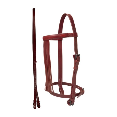 CABEZADA MARJOMAN ESPAÃ‘OLA ARTESANA CON RIENDAS