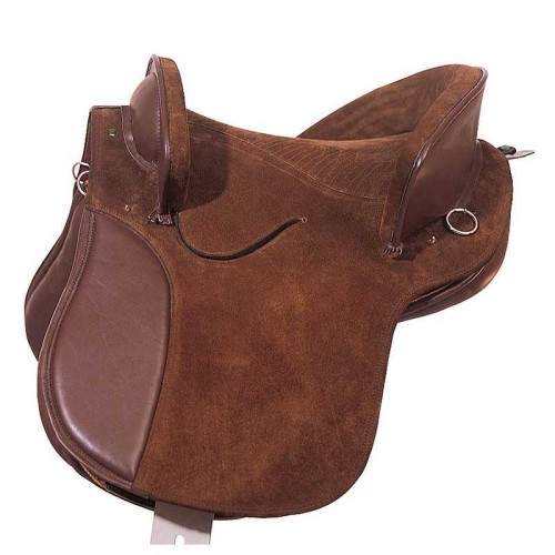SILLA MARJOMAN POTRERA DE CUERO DOBLE DE SERRAJE