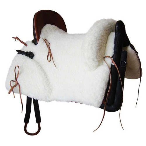 SILLA MARJOMAN VAQUERA MIXTA LISA BORREGO SINTÃ‰TICO