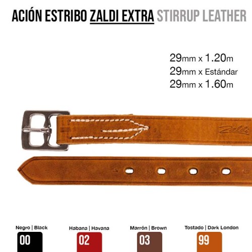 ACIÃ“N ESTRIBO ZALDI EXTRA 29mm
