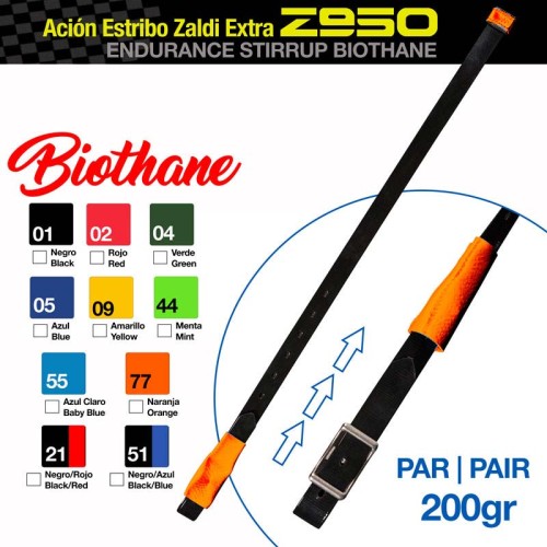 ACIÃ“N ESTRIBO ZALDI EXTRA Z950 BIOTANE
