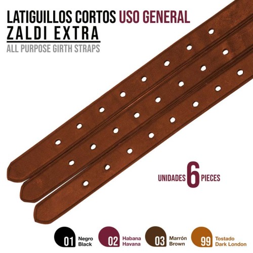 LATIGUILLOS CORTOS USO GENERAL ZALDI EXTRA 6uds