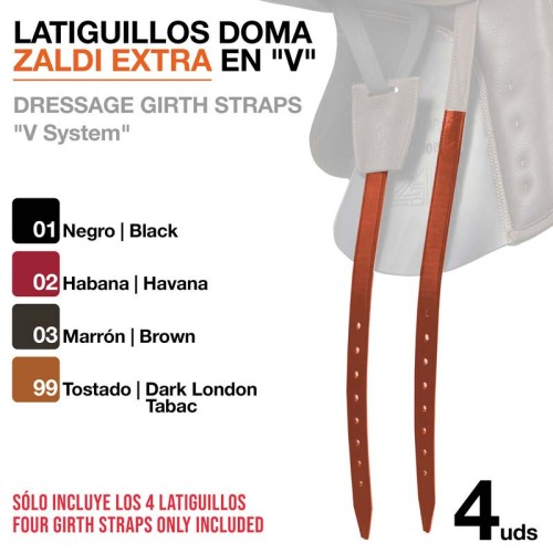 LATIGUILLOS DOMA ZALDI EXTRA EN "V" 4 unidades