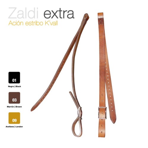 ACIÃ“N ESTRIBO KÂ´VALL CUERO