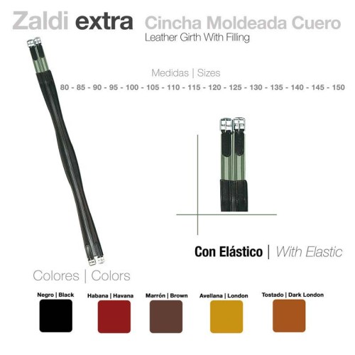 CINCHA ZALDI EXTRA MOLDEADA ELÃSTICO