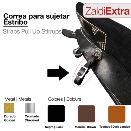 CORREA SUJETAR ESTRIBO ZALDI EXTRA