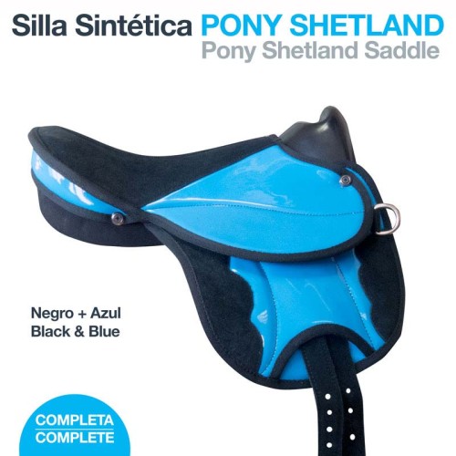 SILLA SINTÃ‰TICA PONY SHETLAND COMPLETA
