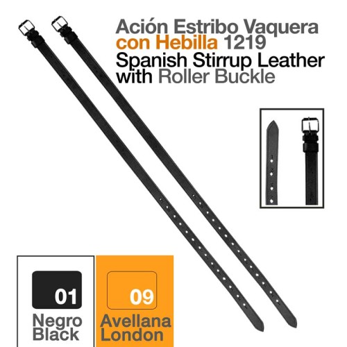 ACIÃ“N ESTRIBO VAQUERA C/HEBILLA 1219