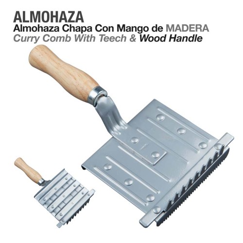 ALMOHAZA CHAPA CON MANGO MADERA TH-5026-1