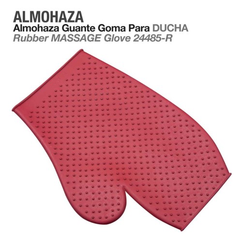 ALMOHAZA GUANTE GOMA DUCHA 24485-R