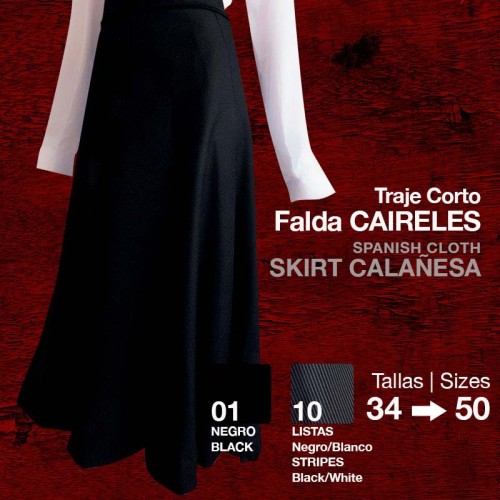 TRAJE CORTO FALDA CALAÃ‘ESA