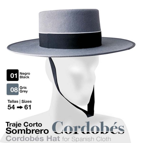 TRAJE CORTO SOMBRERO CORDOBÃ‰S