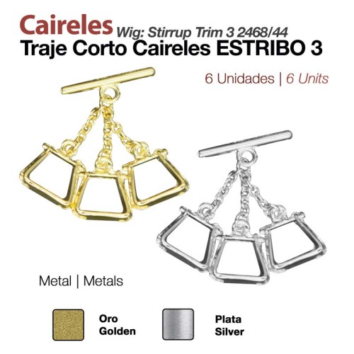 TRAJE CORTO CAIRELES ESTRIBO 3 2468/44 6uds