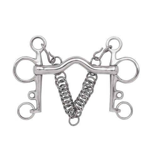 BOCADO PELHAM PUENTE INOX ECONÃ“MICO