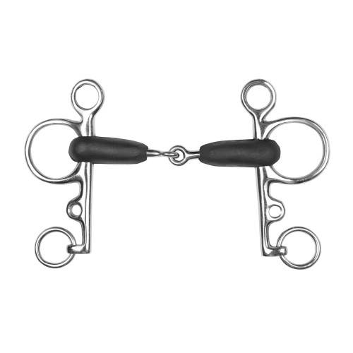 BOCADO PELHAM PARTIDO GOMA ECONÃ“MICO INOX