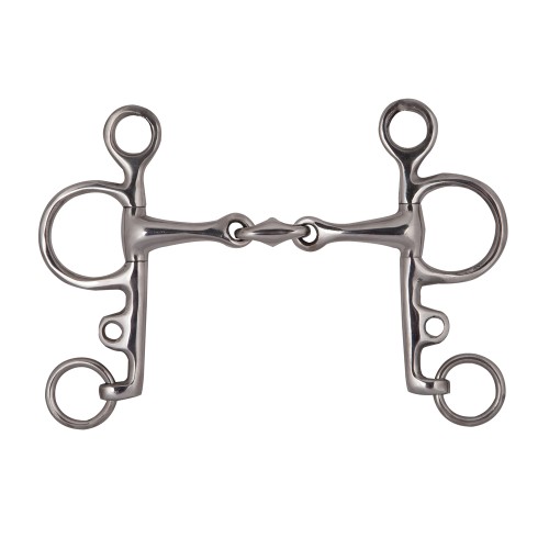 BOCADO PELHAM PARTIDO 3 PIEZAS L44