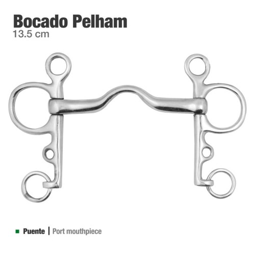 BOCADO PELHAM PUENTE ECONÃ“MICO L14-15J