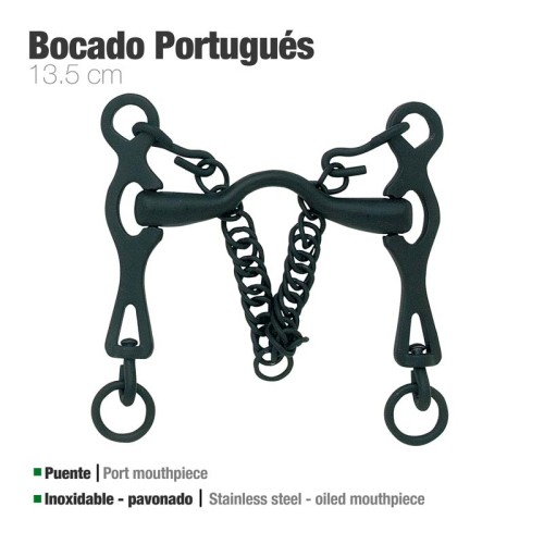 BOCADO PORTUGUÃ‰S INOX PAVONADO 217981MK