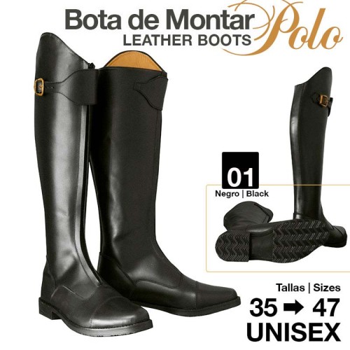BOTA MONTAR POLO EFL-405 NEGRO