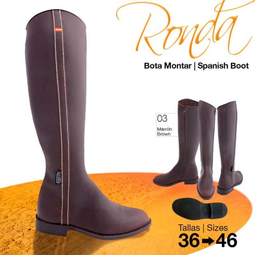 BOTA MONTAR RONDA 150PG MARRÃ“N