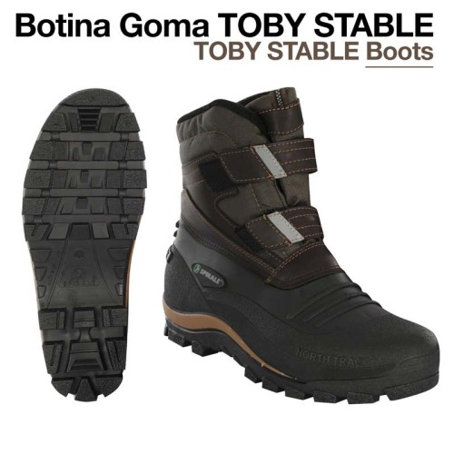 BOTINA GOMA TOBY STABLE NEGRO