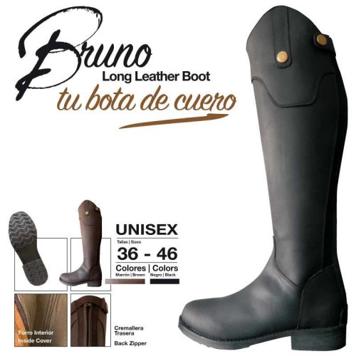 BOTA MONTAR CUERO BRUNO