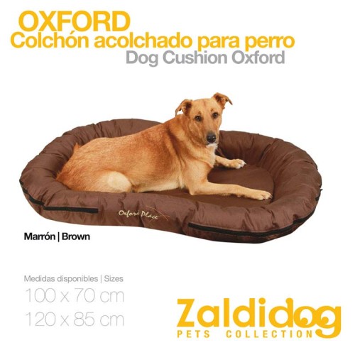PERRO COLCHÃ“N ACOLCHADO OXFORD MARRÃ“N